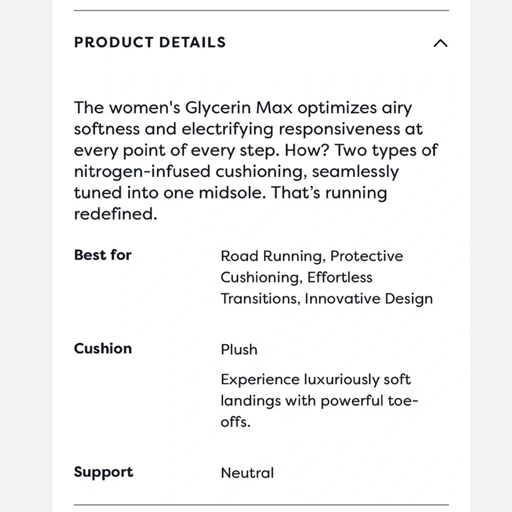 Brooks Women’s Glycerin Max Running Shoes- Size 8.5 - Picture 9 of 9